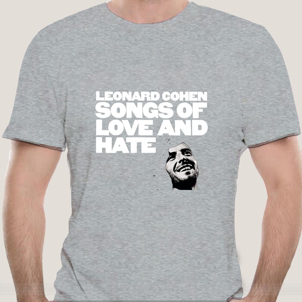 Leonard Cohen Songs of Love and Hate Mens Black Tshirt Tees Clothing fashion tsdhirt men cotton brand teeshirt 4XL
Leonard Cohen Songs of Love and Hate Mens Black Tshirt Tees Clothing fashion tsdhirt men cotton brand teeshirt 4XL