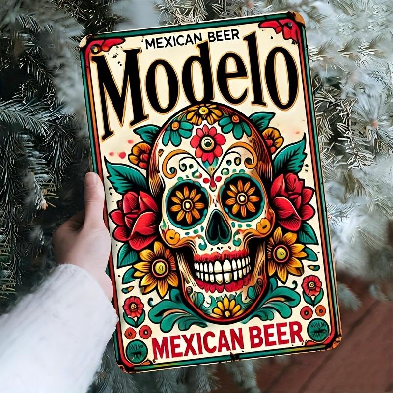 Vintage Mexican Beer Metal Sign Rustic Iron Wall Decor for Home Bar Cafe Garage Farmhouse Colorful Skull Design with Fl aluminum 20x30cm
Vintage Mexican Beer Metal Sign Rustic Iron Wall Decor for Home Bar Cafe Garage Farmhouse Colorful Skull Design with Fl aluminum 20x30cm