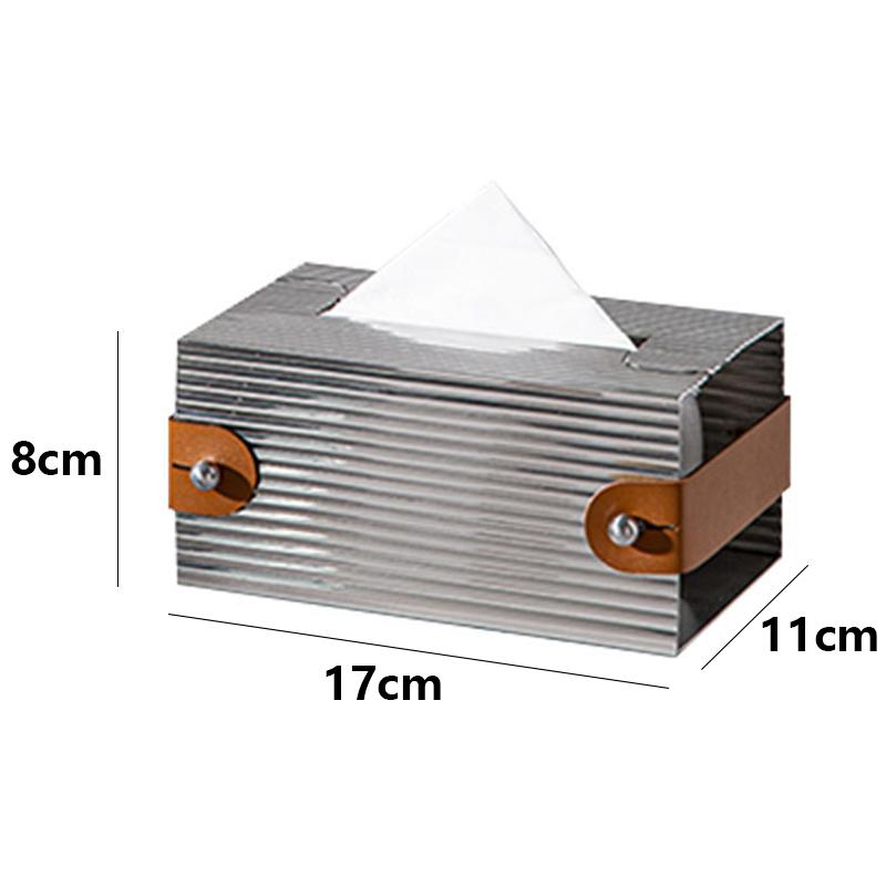 Luxury Tissue Box Stainless Steel Leather Boxes Modern Living Room Tissue Box Bathroom Storage Accessories Boxes Elegant Art
Luxury Tissue Box Stainless Steel Leather Boxes Modern Living Room Tissue Box Bathroom Storage Accessories Boxes Elegant Art