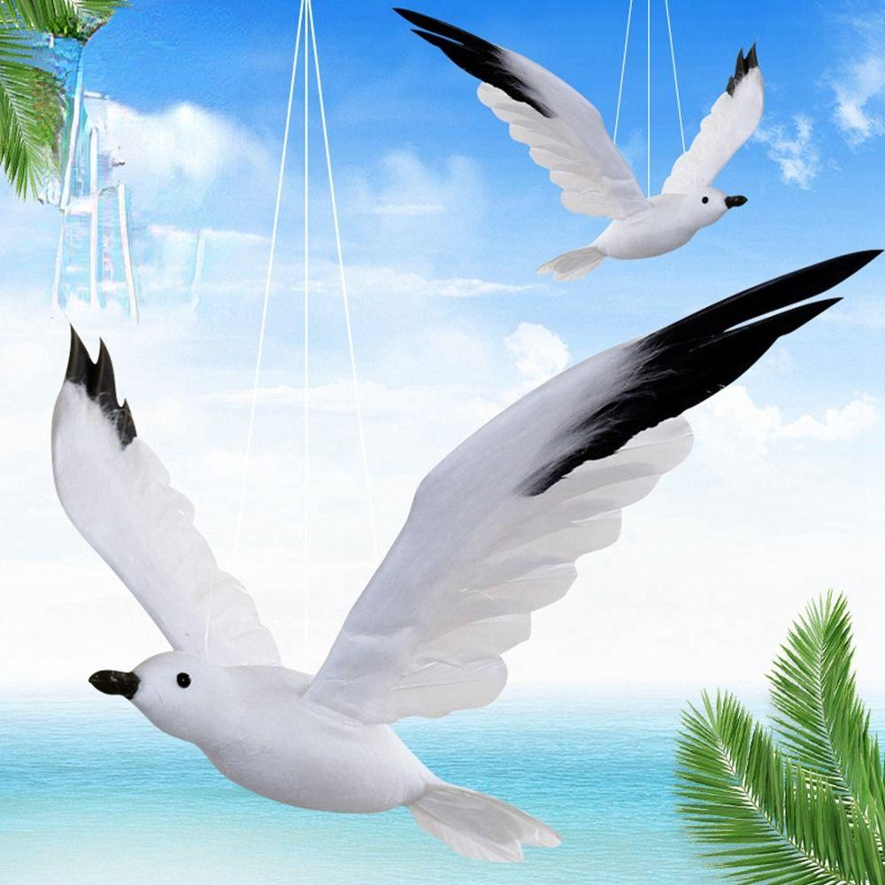 Garden Hanging Pendant Easy Use White Pigeon Simulation Seagulls Flying Bird Model Animal Figurine
Garden Hanging Pendant Easy Use White Pigeon Simulation Seagulls Flying Bird Model Animal Figurine
