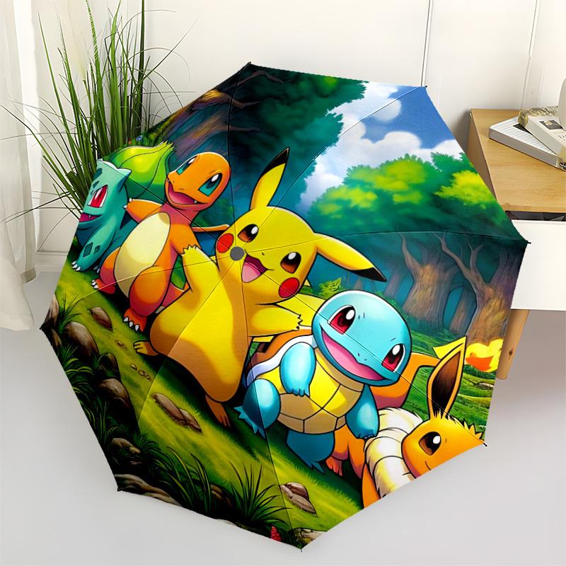 1pc Pokemon, Pikachu Automatic Open/Close Umbrella - Compact Travel Umbrella with 8-Rib Durable Frame, Lightweight & Portable for Commuting, Fashionab
1pc Pokemon, Pikachu Automatic Open/Close Umbrella - Compact Travel Umbrella with 8-Rib Durable Frame, Lightweight & Portable for Commuting, Fashionab