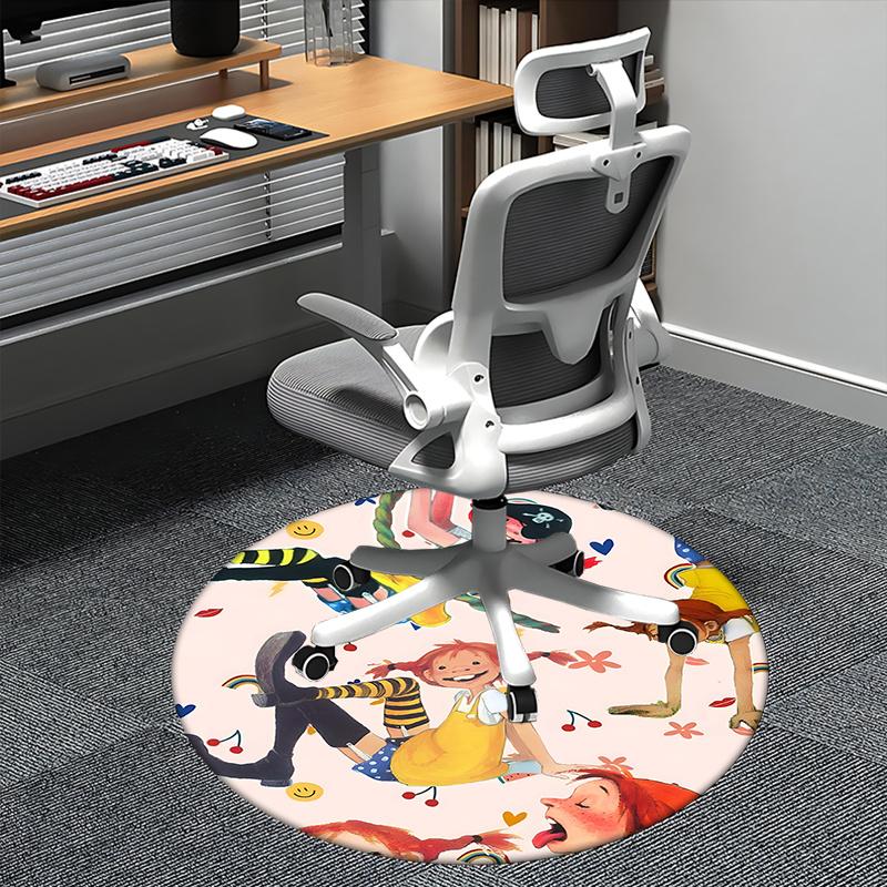 Pippi Longstocking, Chair mat Round Rug-Office carpet, Machine Washable, Non-slip, Suitable for Living Rooms, Bedrooms, Entryways, and Holid 80cm by 80cm
Pippi Longstocking, Chair mat Round Rug-Office carpet, Machine Washable, Non-slip, Suitable for Living Rooms, Bedrooms, Entryways, and Holid 80cm by 80cm