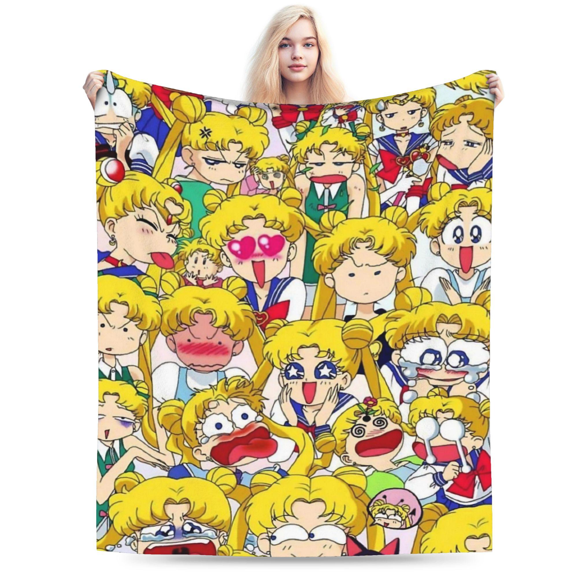Sailor Moons Soft Blanket Children Plush Bedding Throws Aesthetic Couch Chair Flannel Bedspread Sofa Bed Cover 75x90cm
Sailor Moons Soft Blanket Children Plush Bedding Throws Aesthetic Couch Chair Flannel Bedspread Sofa Bed Cover 75x90cm
