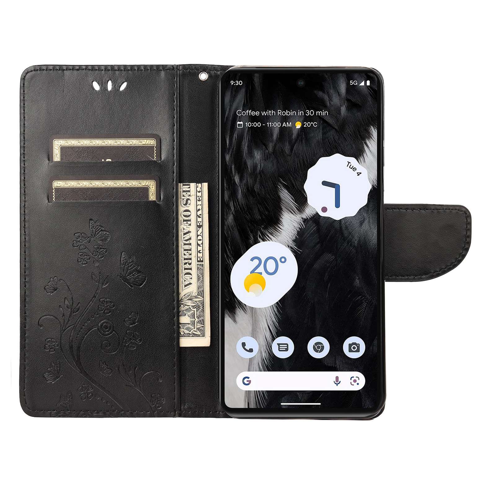 For Google Pixel 7 5G Imprinting Flower Butterflies Phone Cover PU Leather Anti-scratch Wallet Stand Case Light Purple
For Google Pixel 7 5G Imprinting Flower Butterflies Phone Cover PU Leather Anti-scratch Wallet Stand Case Light Purple
