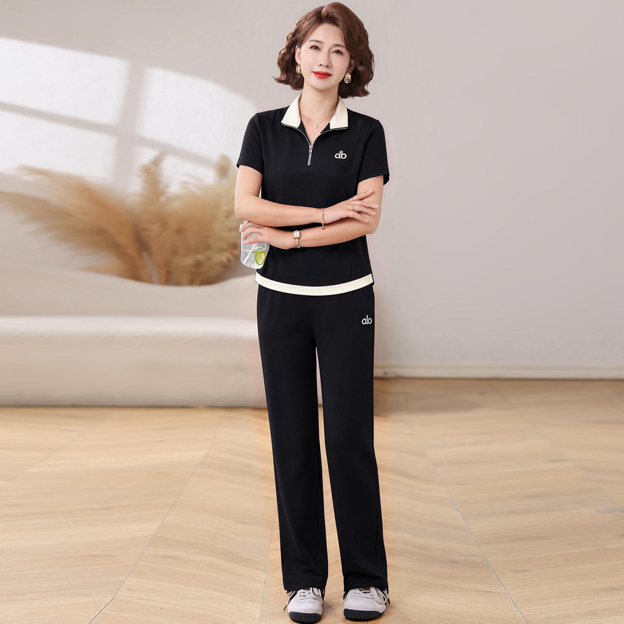 2026 Summer Sports Suit for Middle-Aged & Elderly Women – Short-Sleeved T-shirt & Casual Two-Piece Set 5XL
2026 Summer Sports Suit for Middle-Aged & Elderly Women – Short-Sleeved T-shirt & Casual Two-Piece Set 5XL