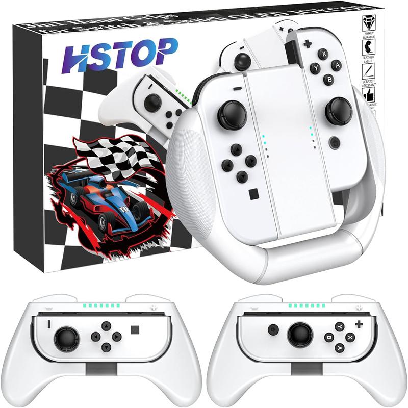 3 Pack Grips Compatible with Nintendo Switch & OLED Switch JoyCon, Ergonomic and Comfortable Switch OLED Controller Grip білий
3 Pack Grips Compatible with Nintendo Switch & OLED Switch JoyCon, Ergonomic and Comfortable Switch OLED Controller Grip білий