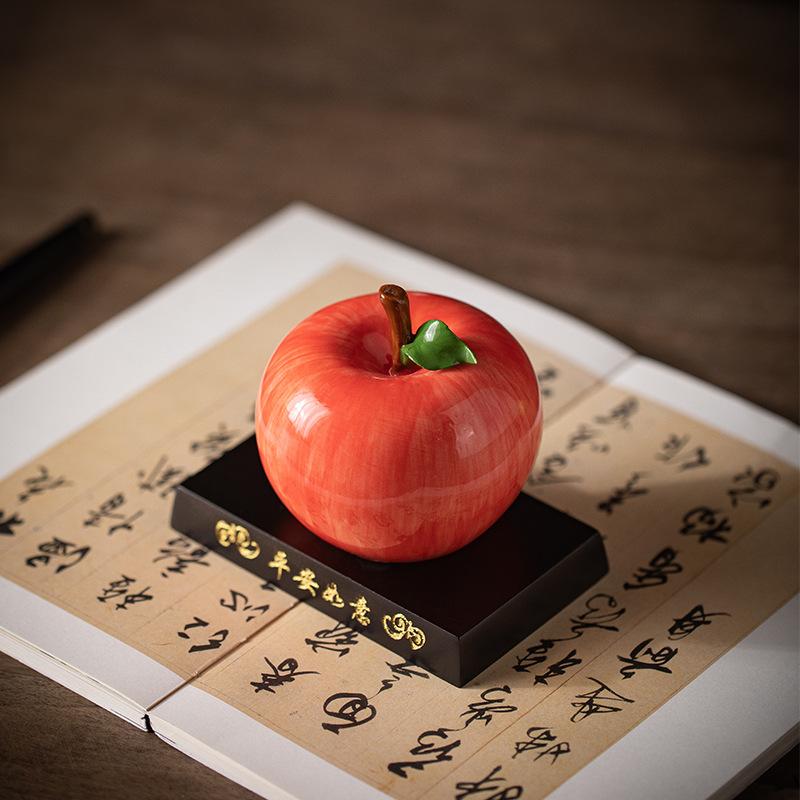 ceramics Simulated Apple Decorative miniature model Ping An Ruyi Home, Room, Office, Car Table decoration and accessories
ceramics Simulated Apple Decorative miniature model Ping An Ruyi Home, Room, Office, Car Table decoration and accessories