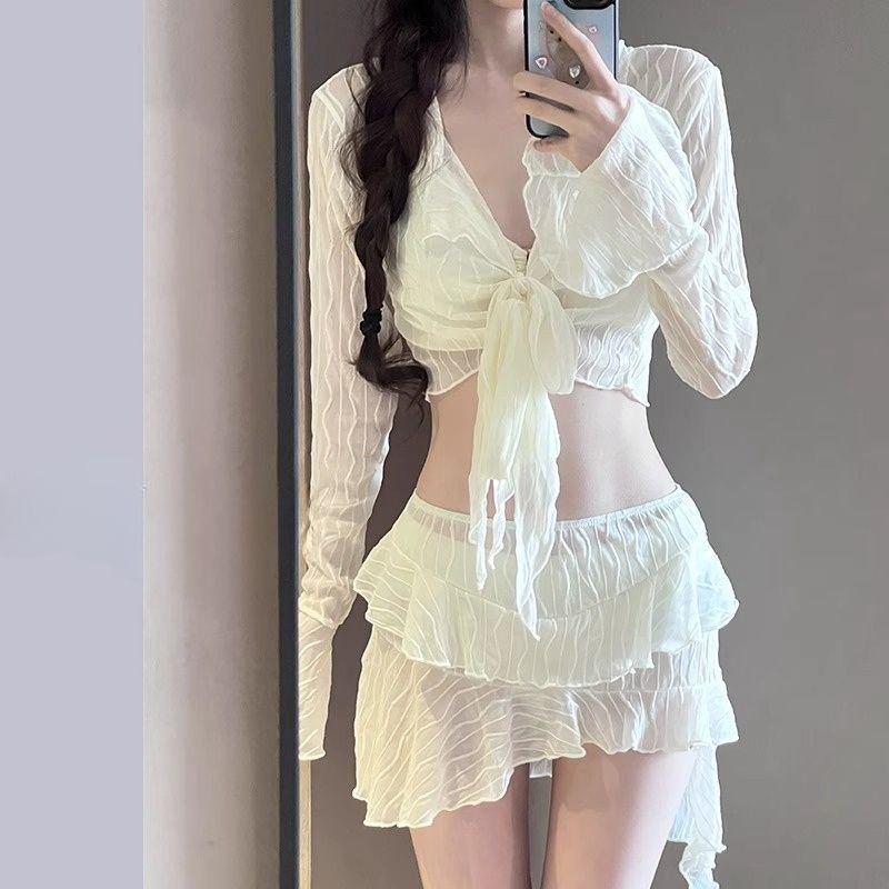 Sexy Bikini Swimsuit Women s Conservative Slimming Belly Covering Separate Swimwear Four-Piece Set Beach Vacation Hot Spring M(90-100)
Sexy Bikini Swimsuit Women s Conservative Slimming Belly Covering Separate Swimwear Four-Piece Set Beach Vacation Hot Spring M(90-100)