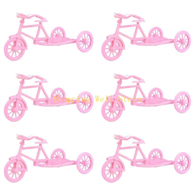 KX4B 6Pcs Adorable Tricycle Plastic Miniature Figurine Home Decor Crafts Wedding Party Table Centerpiece Decoraiton Ornament рожевий
KX4B 6Pcs Adorable Tricycle Plastic Miniature Figurine Home Decor Crafts Wedding Party Table Centerpiece Decoraiton Ornament рожевий