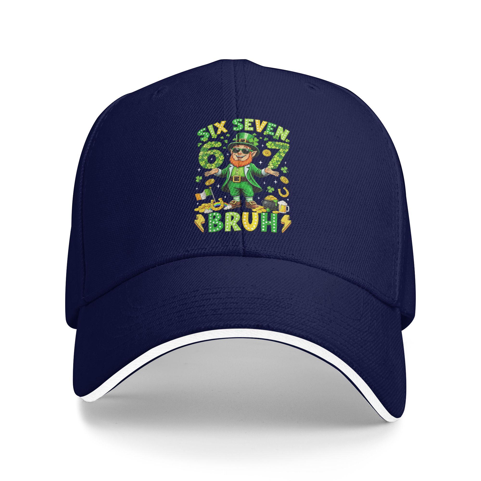 Six Seven Bruh St Patricks Day Leprechaun Meme 6 7 Casual Baseball Cap Trucker Hat Outdoor Gym Hip Hop Hats Unisex Baseball Caps One Size темно-синього кольору
Six Seven Bruh St Patricks Day Leprechaun Meme 6 7 Casual Baseball Cap Trucker Hat Outdoor Gym Hip Hop Hats Unisex Baseball Caps One Size темно-синього кольору