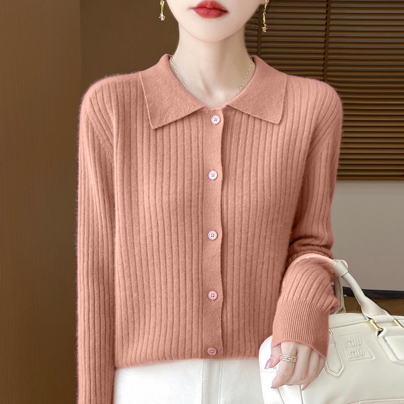 Slim Fit Polo Collar Knit Cardigan - Korean Style, Casual, Comfortable, Stretch, Long Sleeve Wool Sweater for Autumn and Winter. Extra Large
Slim Fit Polo Collar Knit Cardigan - Korean Style, Casual, Comfortable, Stretch, Long Sleeve Wool Sweater for Autumn and Winter. Extra Large