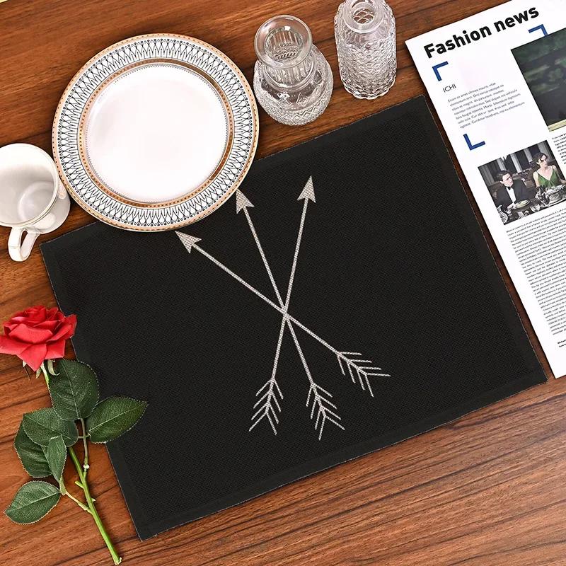 Simple Geometric Gray And White Green Gold Color Placemat Dining Table Mat Non-slip Kitchen Plate Mat Bowl Coaster Deco 30x45cm-4PC
Simple Geometric Gray And White Green Gold Color Placemat Dining Table Mat Non-slip Kitchen Plate Mat Bowl Coaster Deco 30x45cm-4PC