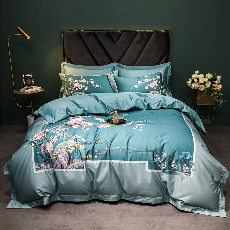 140TC Egyptian Coton Floral Bird Printing Beding Set, Soft Duvet Cover, Bed Shet, Pilowcases, American Style, High-End Premium 4Pcs 120*200cm Single
140TC Egyptian Coton Floral Bird Printing Beding Set, Soft Duvet Cover, Bed Shet, Pilowcases, American Style, High-End Premium 4Pcs 120*200cm Single
