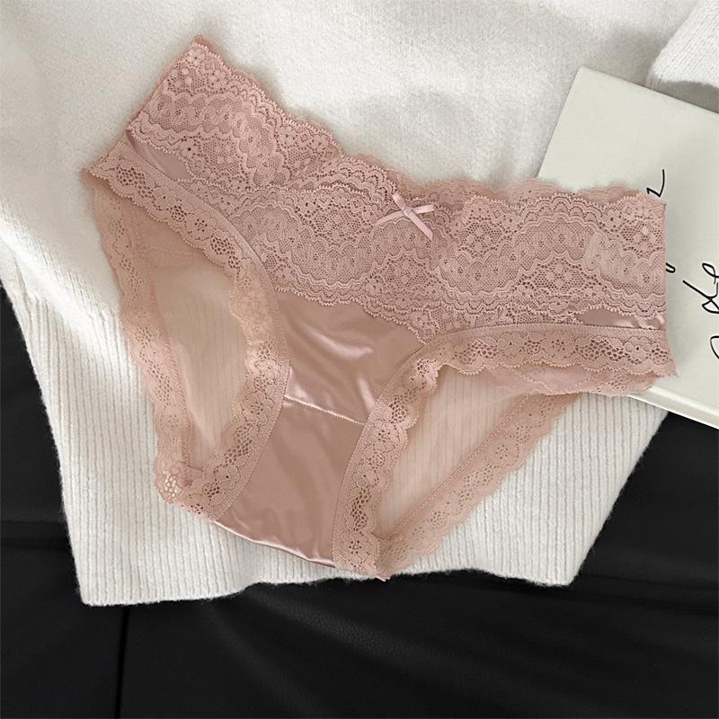 Lace Gauze Mid-Waist Ice Silk Briefs for Women & Teens - 2025 Sexy Style L (100-130 jin)
Lace Gauze Mid-Waist Ice Silk Briefs for Women & Teens - 2025 Sexy Style L (100-130 jin)