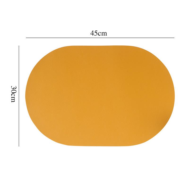 Pu Leather Placemat Waterproof And Oil-Proof Table Mats Western Restaurant Heat-Insulating Mats
Pu Leather Placemat Waterproof And Oil-Proof Table Mats Western Restaurant Heat-Insulating Mats