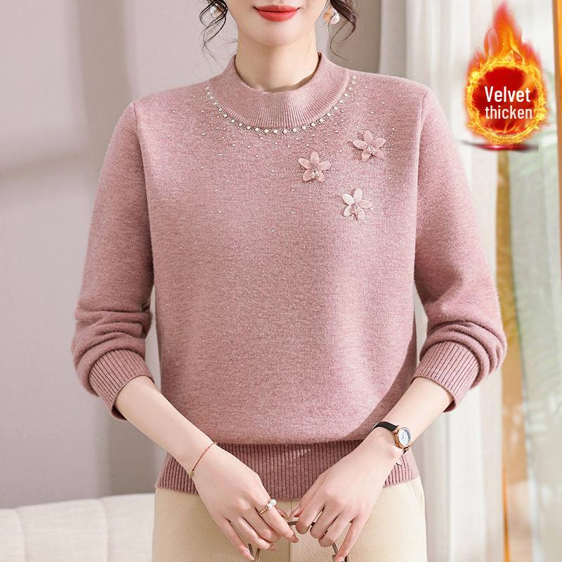 Mom s Winter Knit Sweater for 60+ Women, Plus Velvet Thickened Base Layer for Maximum Warmth 5XL (150-165 jin) розовый
Mom s Winter Knit Sweater for 60+ Women, Plus Velvet Thickened Base Layer for Maximum Warmth 5XL (150-165 jin) розовый