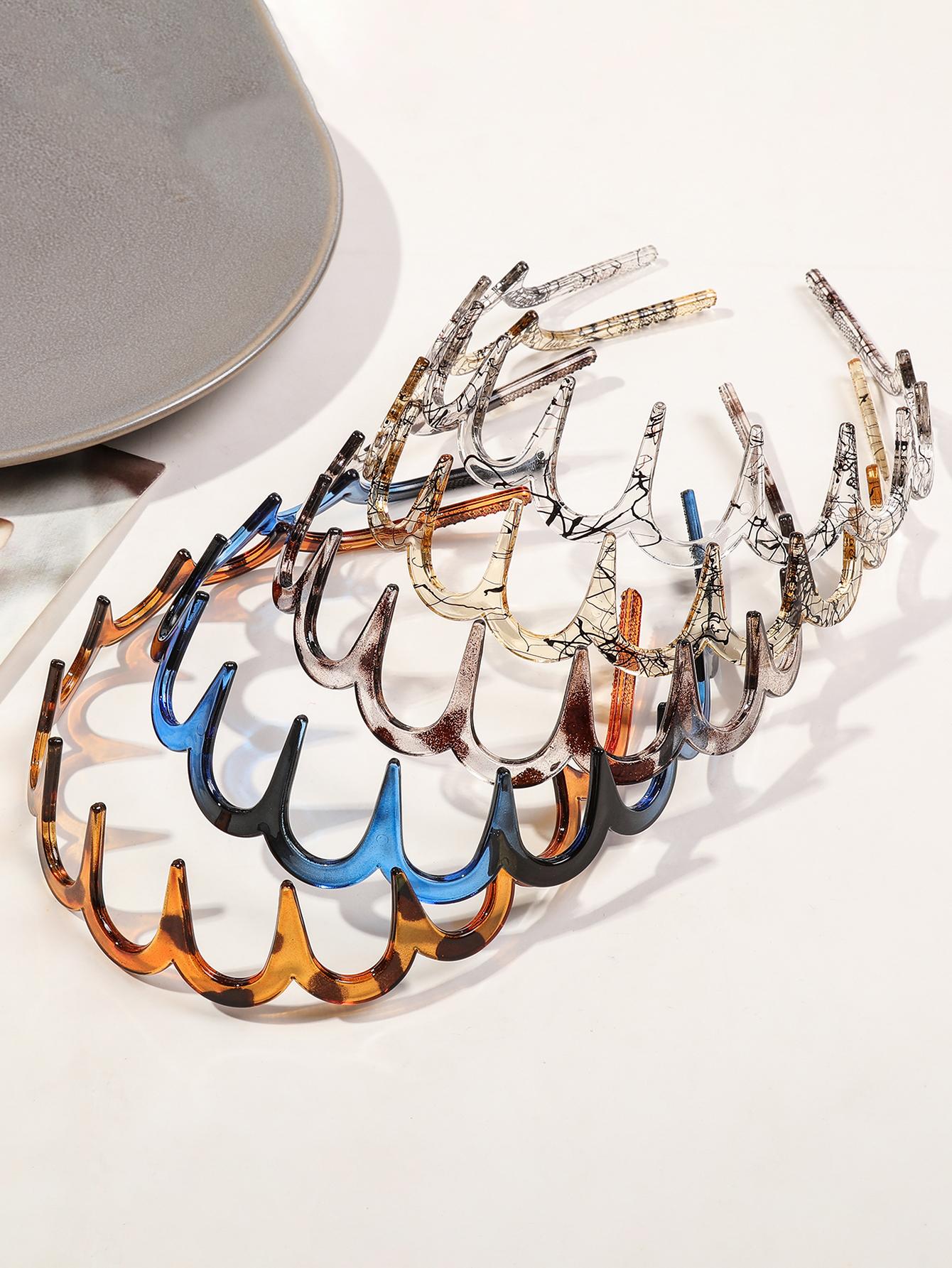 5pcs Multicolor Hairbands for Women Girls,Non-Slip Zig Zag Headbands,Teeth Comb Hair Hoop,Daily Use,Yoga, Spa, Parties
5pcs Multicolor Hairbands for Women Girls,Non-Slip Zig Zag Headbands,Teeth Comb Hair Hoop,Daily Use,Yoga, Spa, Parties