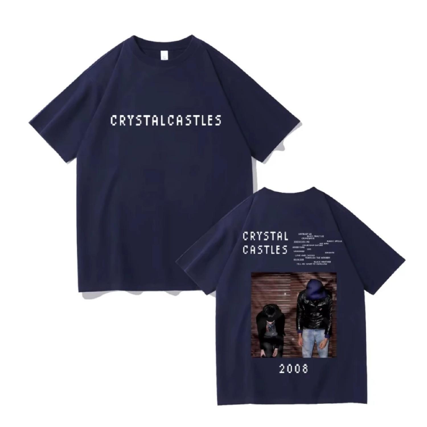Футболки з двостороннім принтом Crystal Castles для чоловіків і жінок, хіп-хоп, рок, оверсайз, чоловіча готична футболка, чоловіча вінтажна футболка XXXXXL чорний
Футболки з двостороннім принтом Crystal Castles для чоловіків і жінок, хіп-хоп, рок, оверсайз, чоловіча готична футболка, чоловіча вінтажна футболка XXXXXL чорний