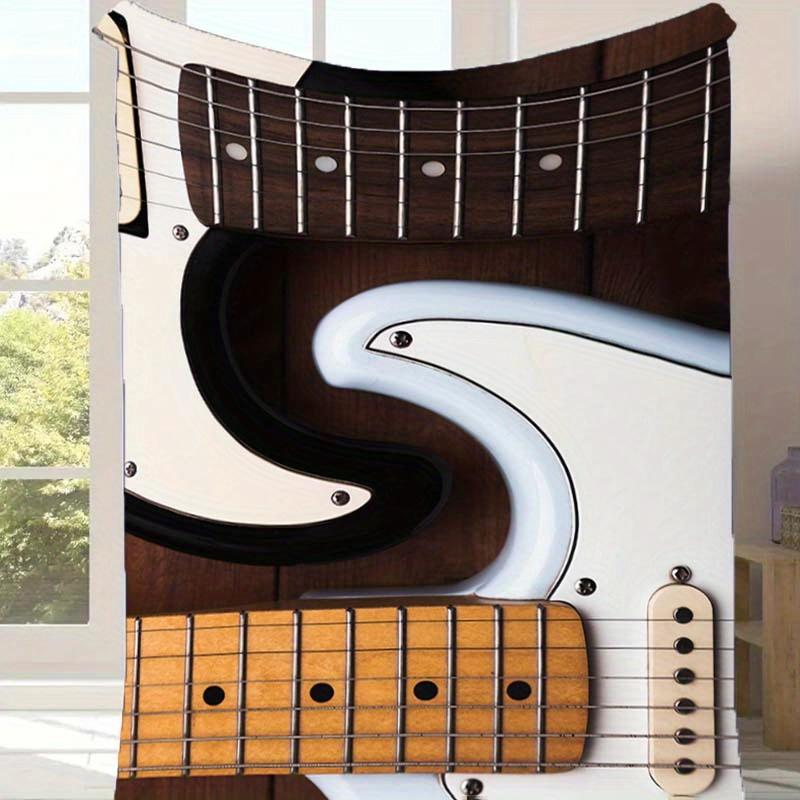 1pc Guitar Print Blanket, Soft Warm Throw Blanket Nap Blanket for Couch Sofa Office Bed Camping Travel, Multi-purpose Gift Blanket 130cmx150cm
1pc Guitar Print Blanket, Soft Warm Throw Blanket Nap Blanket for Couch Sofa Office Bed Camping Travel, Multi-purpose Gift Blanket 130cmx150cm