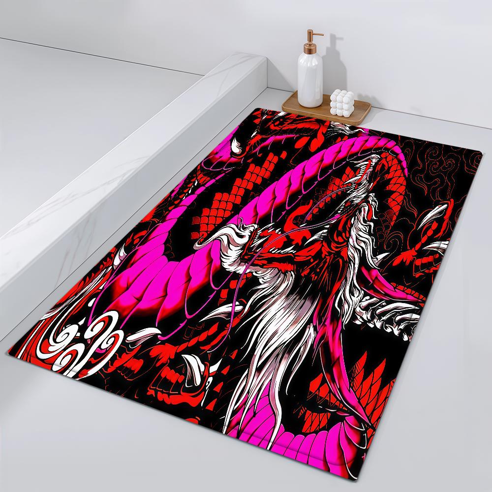 Door Dragon Mat Bedside Entrance Bath Floor Decoration Corridor Door Mat Art Carpet Living Room Balcony 40cm x 60cm
Door Dragon Mat Bedside Entrance Bath Floor Decoration Corridor Door Mat Art Carpet Living Room Balcony 40cm x 60cm