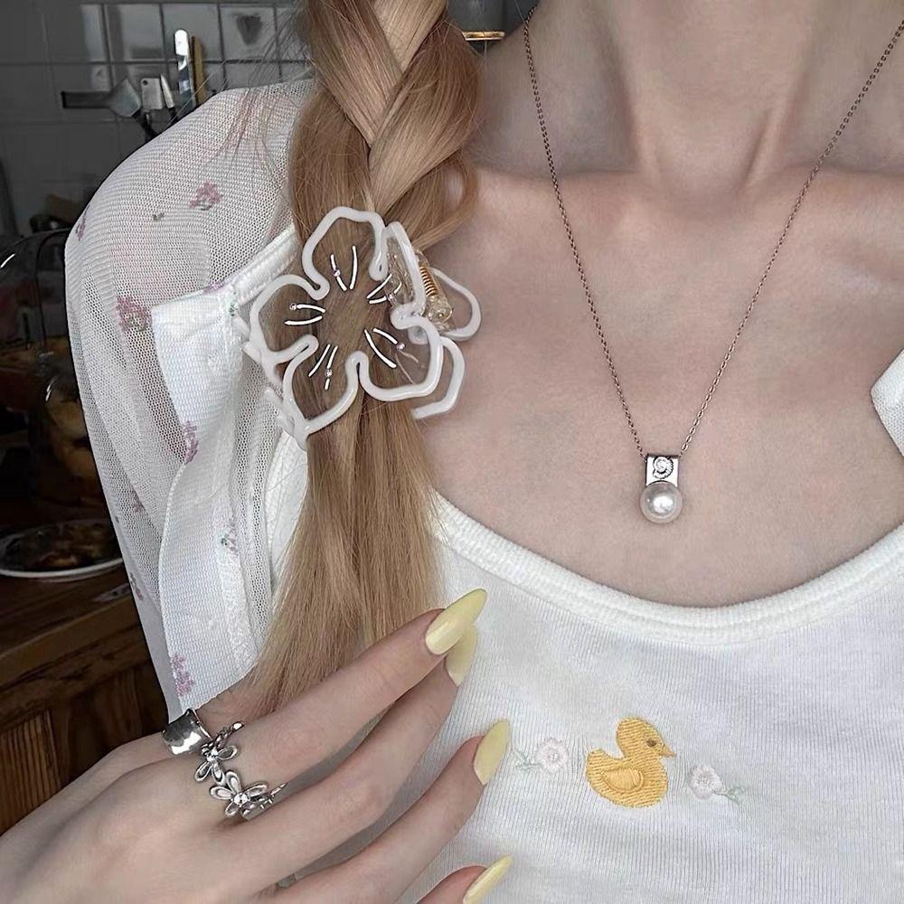 Sakura Acetic Acid Flower Shark Clip Cherry Blossom Transparent Hair Clip Streetwear рожевий 
Sakura Acetic Acid Flower Shark Clip Cherry Blossom Transparent Hair Clip Streetwear рожевий