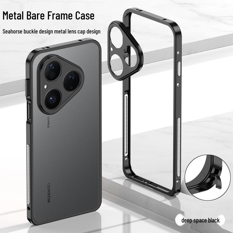 Suitable Pura80 Metal Seahorse Buckle Phone Case: Drop-proof, Heat Dissipating Supercar Frame with Lens Protection Cover. Huawei Pura 80
Suitable Pura80 Metal Seahorse Buckle Phone Case: Drop-proof, Heat Dissipating Supercar Frame with Lens Protection Cover. Huawei Pura 80