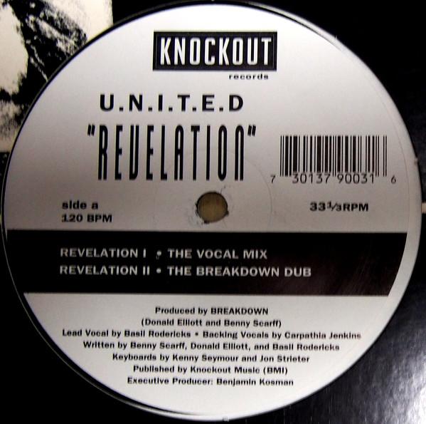12inch Record U.N.I.T.E.D. - Revelation KO0003 Knockout Record 1992 US Dance & Electronica Used
12inch Record U.N.I.T.E.D. - Revelation KO0003 Knockout Record 1992 US Dance & Electronica Used