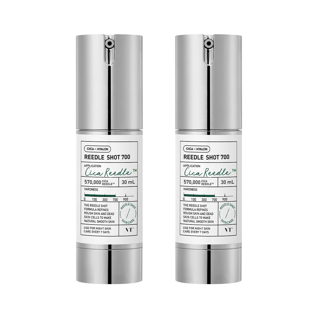 VT COSMETICS Reedle Shot 700 (30 мл ×2) – Интенсивный ночной уход с CICA REEDLE, корейский
VT COSMETICS Reedle Shot 700 (30 мл ×2) – Интенсивный ночной уход с CICA REEDLE, корейский