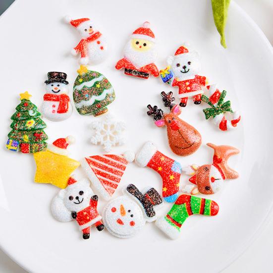 Christmas Resin Accessories Safe Santa Claus Flat Back DIY Phone Ornament Christmas Scrapbooking Crafts DIY Hair Accessories Hairbow Charms 
Christmas Resin Accessories Safe Santa Claus Flat Back DIY Phone Ornament Christmas Scrapbooking Crafts DIY Hair Accessories Hairbow Charms