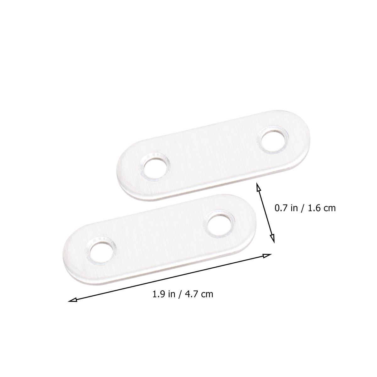 20 Pack Steel Brackets 4 Hole Flat Repair Plates Heavy Duty Mending Hardware for Wood or Metal Fixing
20 Pack Steel Brackets 4 Hole Flat Repair Plates Heavy Duty Mending Hardware for Wood or Metal Fixing