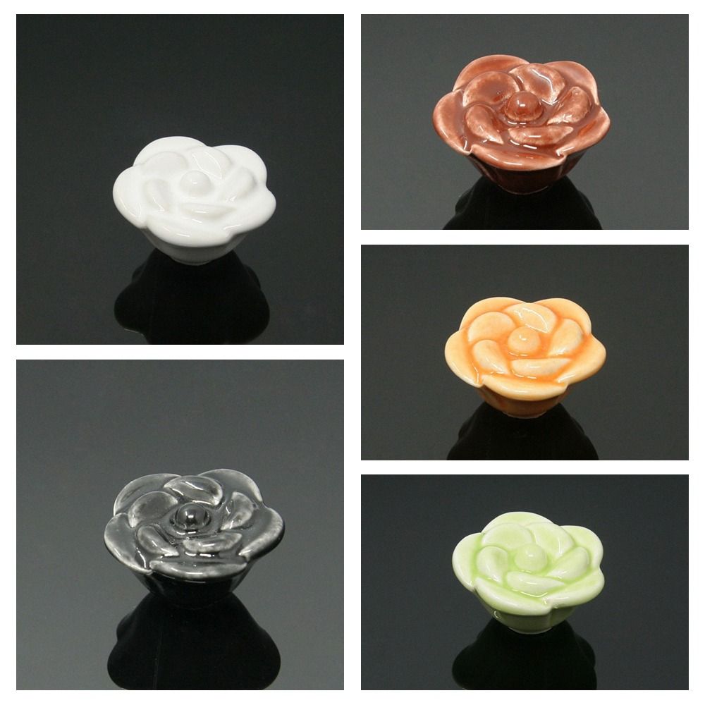 Coloured Glaze Ceramic Handle Multiple Colors Round Rose Handle Cabinet Drawer Handle Casket
Coloured Glaze Ceramic Handle Multiple Colors Round Rose Handle Cabinet Drawer Handle Casket
