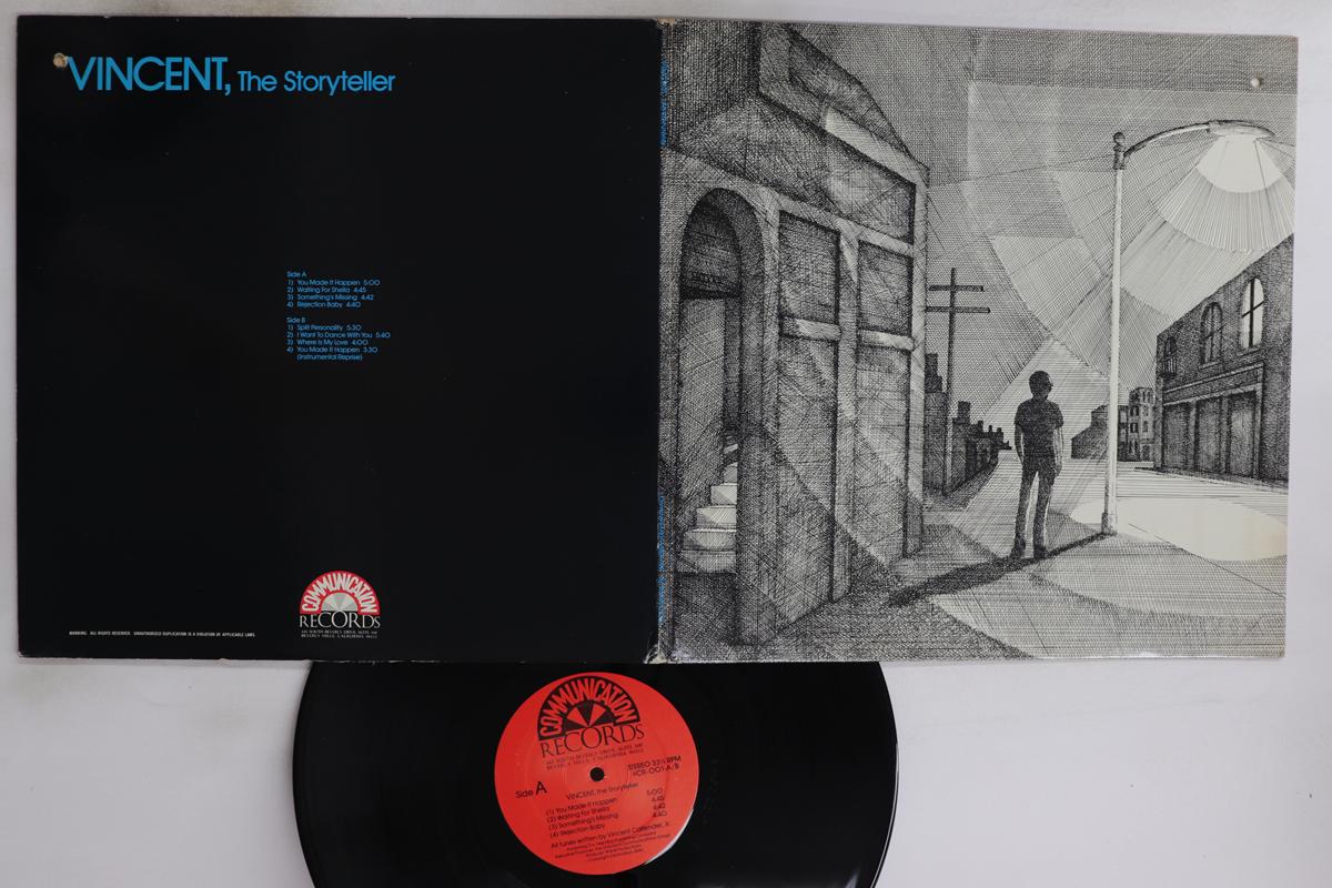 LP Record VINCENT Storyteller CR001AB COMMUNICATION 1989 US SoulFunk Used
LP Record VINCENT Storyteller CR001AB COMMUNICATION 1989 US SoulFunk Used