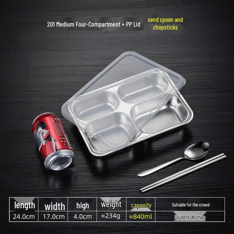 Food-Grade Stainless Steel Divided Lunch Tray
Food-Grade Stainless Steel Divided Lunch Tray