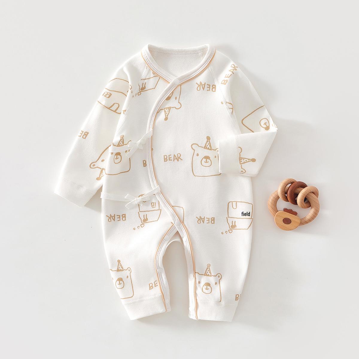 Боді-ромпер з чистої бавовни для новонароджених з метеликом - Чотири сезони, Безшовний комбінезон для весни та осені 59
Боді-ромпер з чистої бавовни для новонароджених з метеликом - Чотири сезони, Безшовний комбінезон для весни та осені 59