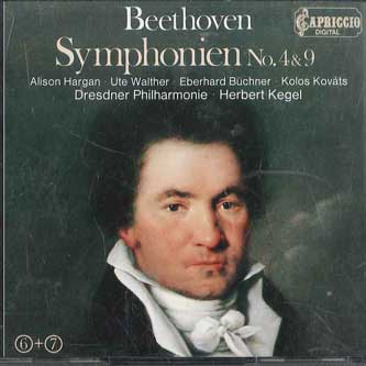 CD BEETHOVEN - Symphonien No. 4 & 9 100067 CAPRICCIO 1984 Germany Classical Used
CD BEETHOVEN - Symphonien No. 4 & 9 100067 CAPRICCIO 1984 Germany Classical Used