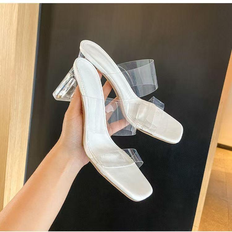 Women s thick heel crystal and nude sandals 2025 new Internet celebrity fashion word with transparent high heel cool slippers outside 35
Women s thick heel crystal and nude sandals 2025 new Internet celebrity fashion word with transparent high heel cool slippers outside 35