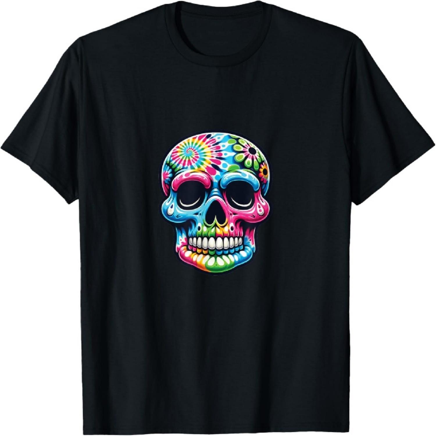 Tie Dye Skull Cool Psychedelic Art Trippy Hippie Halloween T-Shirt XXXXXL чорний
Tie Dye Skull Cool Psychedelic Art Trippy Hippie Halloween T-Shirt XXXXXL чорний