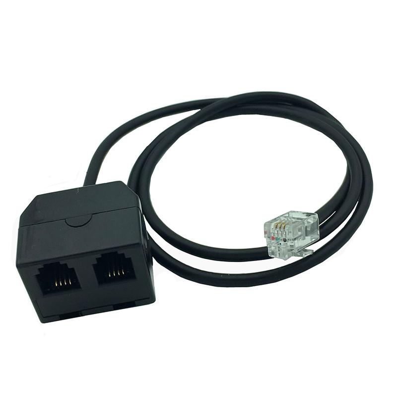 RJ9 4P4C Cable Converter Y Splitter Telephone Earphone Wire Adapter for Phone Headset Handset Extender Dock 1 to 2 RJ9 Cable
RJ9 4P4C Cable Converter Y Splitter Telephone Earphone Wire Adapter for Phone Headset Handset Extender Dock 1 to 2 RJ9 Cable