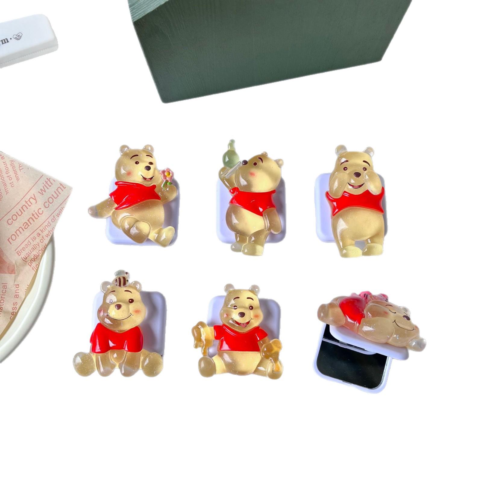 Luminous Yellow Bear Flip Mirror Phone Holder - Retractable Stand Flip Mirror Stand - Yellow Bear with Honey Pot
Luminous Yellow Bear Flip Mirror Phone Holder - Retractable Stand Flip Mirror Stand - Yellow Bear with Honey Pot