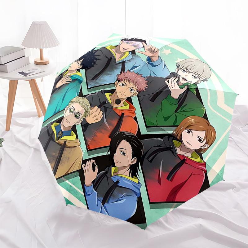 1pc Jujutsu Kaisen Outdoor Umbrella - Automatic Opening/Closing, Portable 3-Fold Design with 8-Bone Iron Frame - Perfect Gift for Fans, Travelers, Dai
1pc Jujutsu Kaisen Outdoor Umbrella - Automatic Opening/Closing, Portable 3-Fold Design with 8-Bone Iron Frame - Perfect Gift for Fans, Travelers, Dai