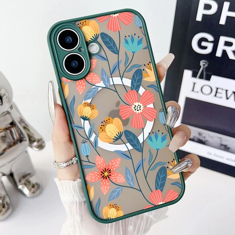 Для Magsafe Magnetic Clear Blue Flower Case для iPhone 16 Pro 15 14 Plus 13 12 Mini 11 Pro Max 8 7 Soft Edges Plain Color Edges Slim Hard Cover iPhone 16 чёрный
Для Magsafe Magnetic Clear Blue Flower Case для iPhone 16 Pro 15 14 Plus 13 12 Mini 11 Pro Max 8 7 Soft Edges Plain Color Edges Slim Hard Cover iPhone 16 чёрный