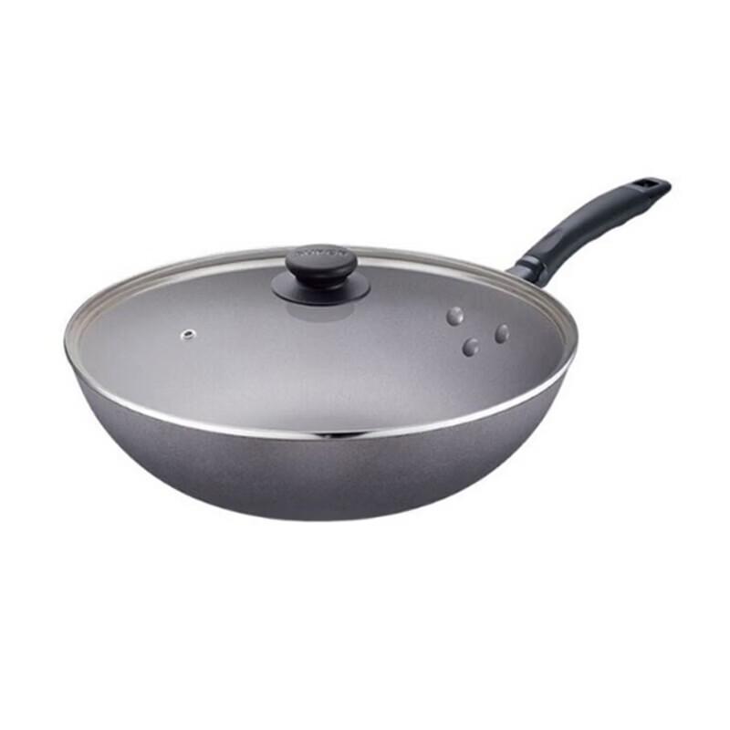 Supor Refined Cast Iron Wok with Glass Lid
Supor Refined Cast Iron Wok with Glass Lid