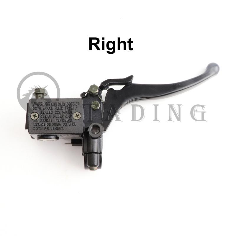 ATV Upper Brake Pump Hydraulic Clutch Pump With Handle Parking Lock For 150cc 200cc 250cc 300cc UTV Buggy Quad Go kart Parts right
ATV Upper Brake Pump Hydraulic Clutch Pump With Handle Parking Lock For 150cc 200cc 250cc 300cc UTV Buggy Quad Go kart Parts right