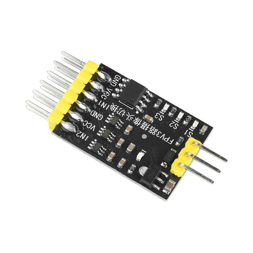 3-Channel Video Switcher Module with PWM Control for FPV Drones UAVs DC5-12V Wide Voltage Zero Latency Switching Easy Wiring
3-Channel Video Switcher Module with PWM Control for FPV Drones UAVs DC5-12V Wide Voltage Zero Latency Switching Easy Wiring