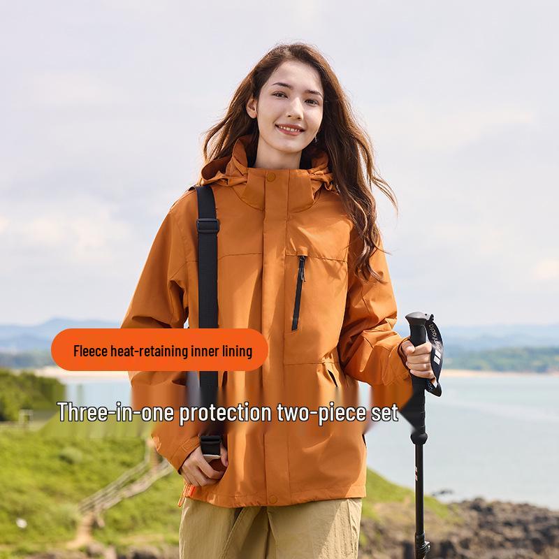 Amber Yellow 3-in-1 Couples Hiking & Mountaineering Jacket - Windproof & Water-Repellent, Customizable Logo 5XL
Amber Yellow 3-in-1 Couples Hiking & Mountaineering Jacket - Windproof & Water-Repellent, Customizable Logo 5XL