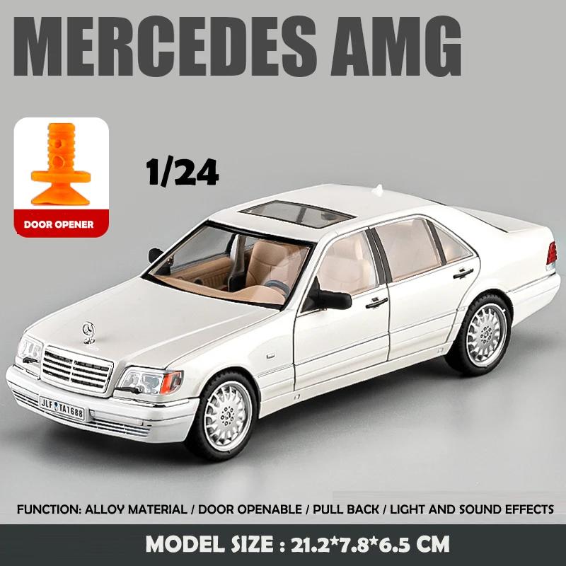 Diecast 1/24 Scale Benz W140 320SEL Vintage Car Model With LED Light Display Box Collection Miniature Voiture Set Home Decor белый
Diecast 1/24 Scale Benz W140 320SEL Vintage Car Model With LED Light Display Box Collection Miniature Voiture Set Home Decor белый