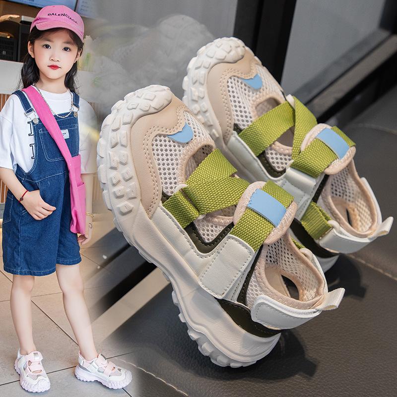 Girls sports sandals, new summer children s shoes, fashionable boys closed-toe sandals, trendy wading shoes 37 зелений
Girls sports sandals, new summer children s shoes, fashionable boys closed-toe sandals, trendy wading shoes 37 зелений