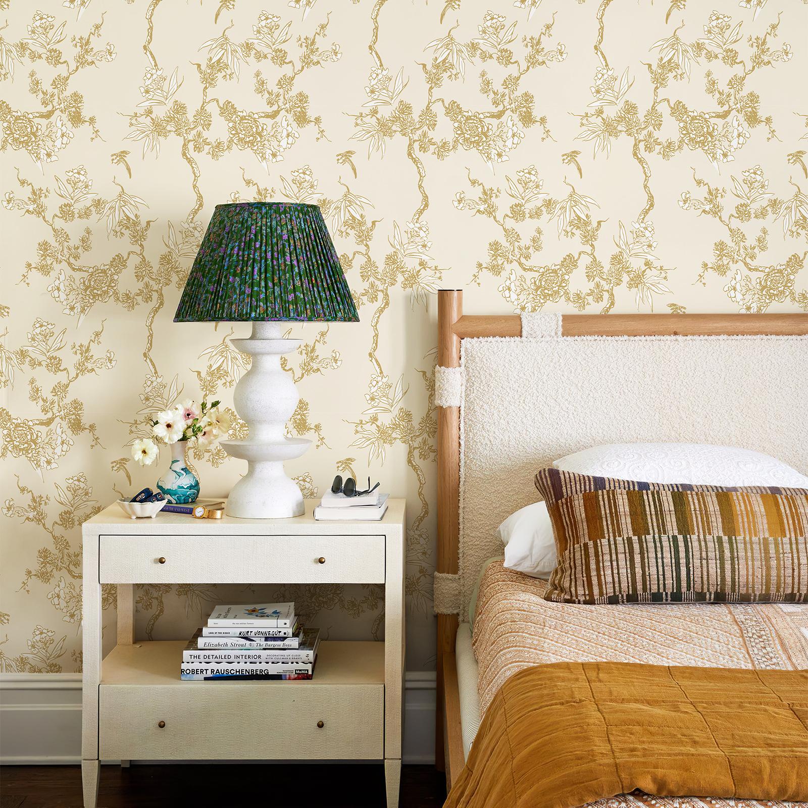 Retro Yellow Floral PVC Wallpaper Peel And Stick Home Decor TV Background Durable Self Adhesive Vinyl Wall Stickers 44cmx300cm 
Retro Yellow Floral PVC Wallpaper Peel And Stick Home Decor TV Background Durable Self Adhesive Vinyl Wall Stickers 44cmx300cm