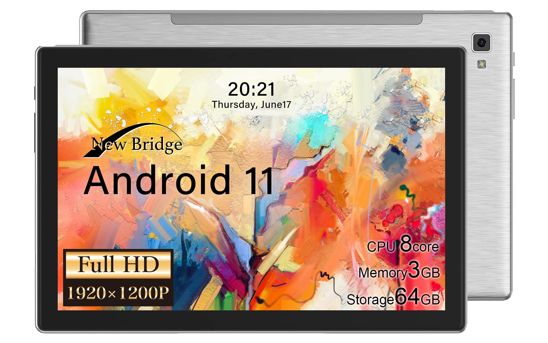 Новий планшет Bridge з дюймами Остання роздільна здатність Android 11 Восьмиядерний процесор 3 ГБ пам’яті 64 ГБ пам’яті Bluetooth GPS Задня камера Приблизно 5 мільйонів
Новий планшет Bridge з дюймами Остання роздільна здатність Android 11 Восьмиядерний процесор 3 ГБ пам’яті 64 ГБ пам’яті Bluetooth GPS Задня камера Приблизно 5 мільйонів