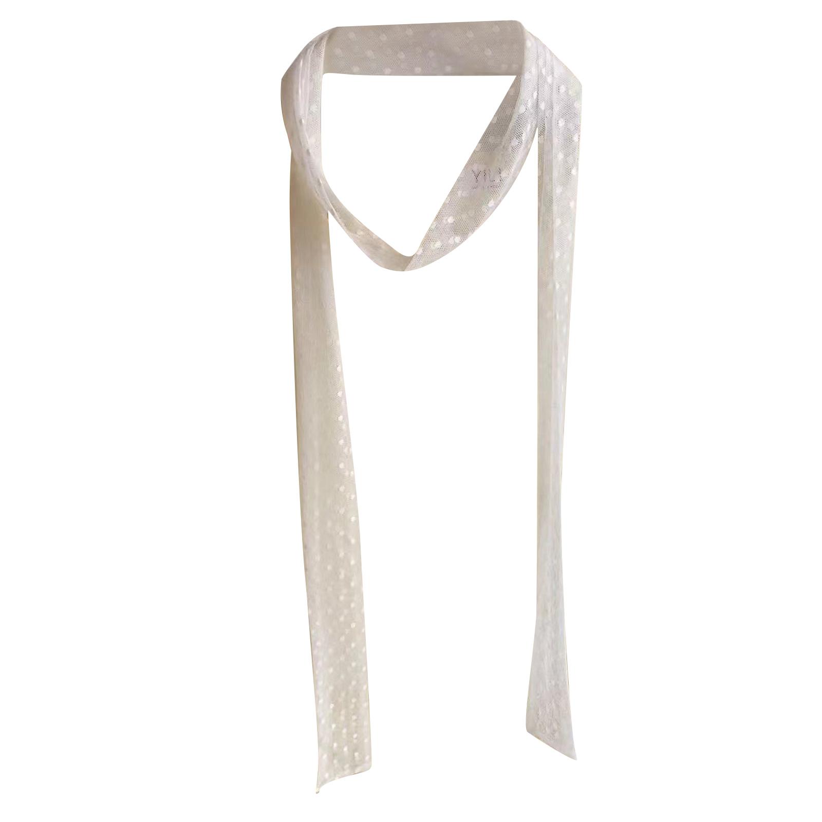 Элегантный кружевной шейный платок для женщин, регулируемый узкий шарф с лентой, шарф на ключицу, шейный платок, завязанный вручную поясной ремень, повязка на голову A
Элегантный кружевной шейный платок для женщин, регулируемый узкий шарф с лентой, шарф на ключицу, шейный платок, завязанный вручную поясной ремень, повязка на голову A